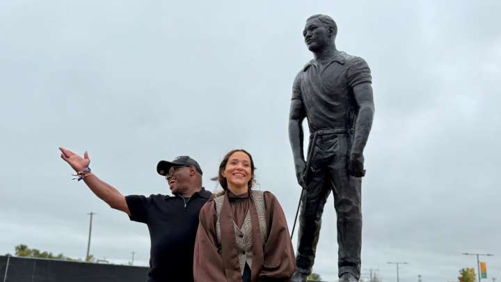 Joe Louis gets new Detroit statue as more of namesake greenway opens