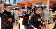 Puno: Ciudadanos arrojan piedras y huevos al precandidato presidencial Phillip Butters