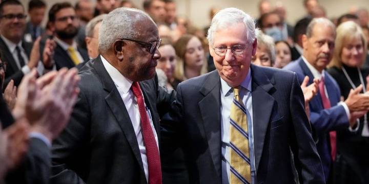 Senator Mitch McConnell Falls Inside the Senate Building, Sparking Debate