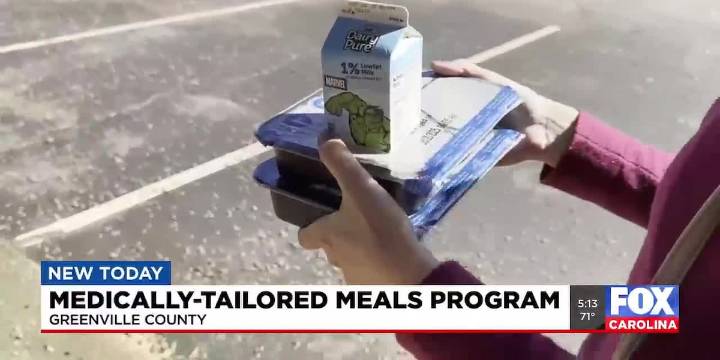 Medically-tailored meals program in Greenville County