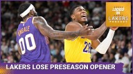Sloppy, Poor Shooting Lakers Lose Preseason Opener, 103