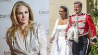 Genoveva Casanova felicita a Cayetano Martínez de Irujo y Bárbara Mirjan por su boda
