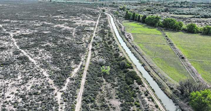 Valle Azul duplicará sus hectáreas bajo riego con una obra clave