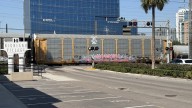 Stuck train causing traffic in Houston's Upper Kirby area