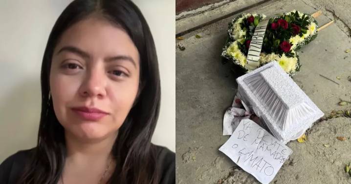 El calvario de Elizabeth Soto tras recibir ataúd y amenazas en su casa: "Mi hija ya no va a la escuela"