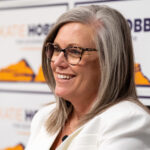 Arizona Gov. Katie Hobbs kicks off reelection campaign by touting 1st