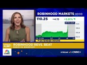 Robinhood shares pop more than 4% in overtime on earnings beat