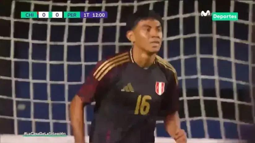 Perú cerca del primero: Maxloren Castro se perdió el 1-0 ante Chile en amistoso por fecha FIFA [VIDEO]