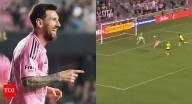 Rare sight! Lionel Messi scores flying header for Inter Miami vs Nashville SC