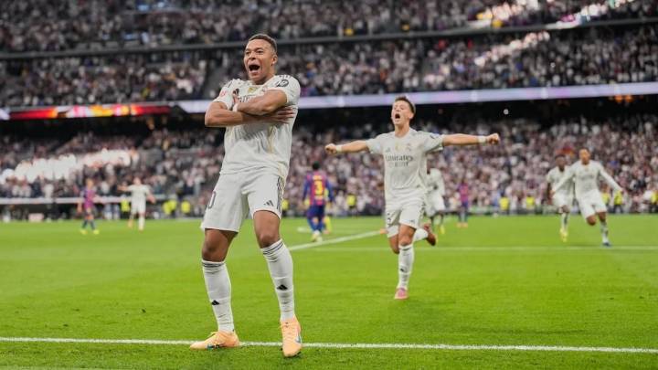 Mbappé y Bellingham anotaron en la victoria del Real Madrid 2