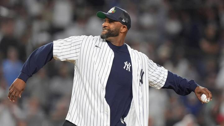 Sabathia lanza primera bola en Nueva York