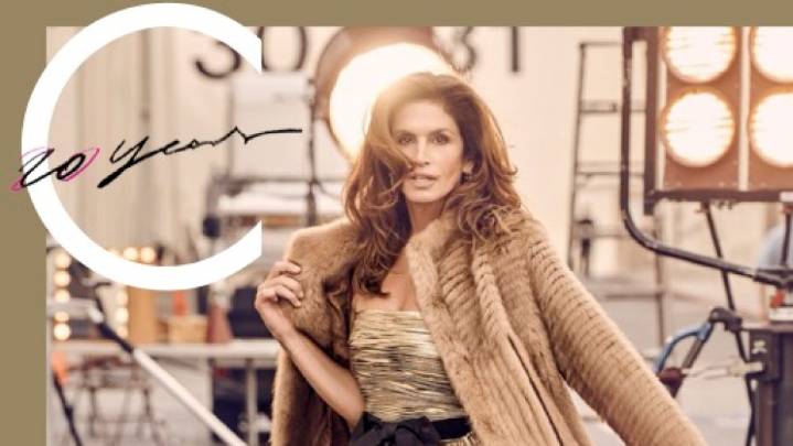 Cindy Crawford Covers C Magazine's 20th Anniversary Issue