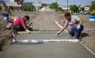 El Municipio realiza intervención en la plaza "Los Vecinos" del Área 16 de Rawson