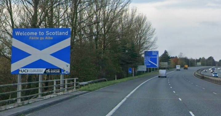 Motorway between Scotland and England shut due to morning road accident
