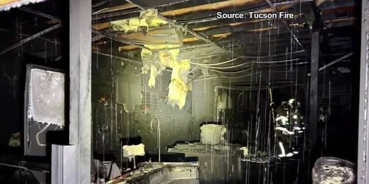 Tucson business suffers extensive damage in fire