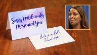 Letitia James Smooths Things Over By Sending Trump Heartfelt 'Sorry I Maliciously Prosecuted You' Card