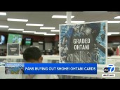 Fans rush to stock up on Shohei Ohtani baseball cards as Dodgers return to World Series