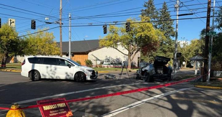 Eugene crash blocks traffic; injured driver taken to hospital