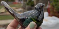 North Carolina artist creates ‘Bluebirds of Hope’ from glass shattered by Helene