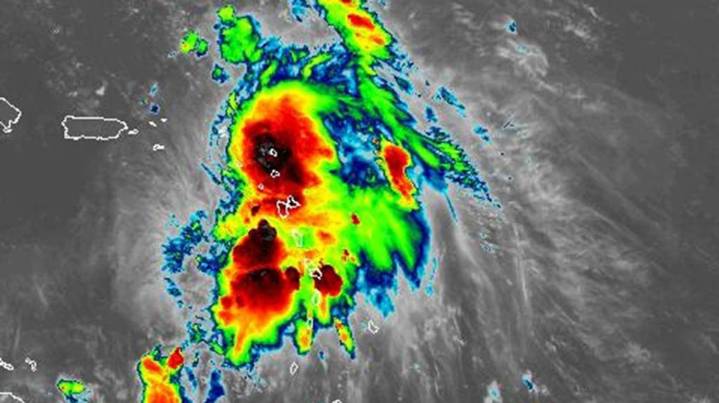 Tropical Storm Jerry joined by Subtropical Storm Karen
