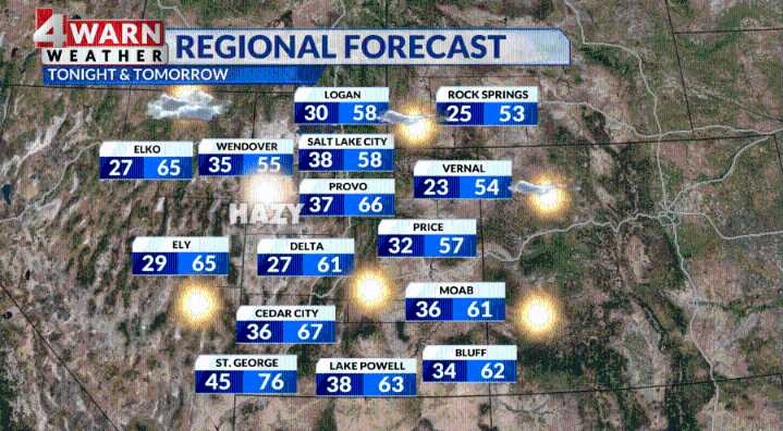 Warming trend follows coldest air of the season; inversion season returns