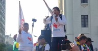 Alcalde de Pataz desde la Plaza San Martín: "Apenas me lo permitan, iré a visitar al expresidente Pedro Castillo"