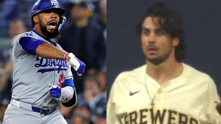 ¿Out o doble play? La polémica jugada que marcó el Juego 1 entre Brewers y Dodgers