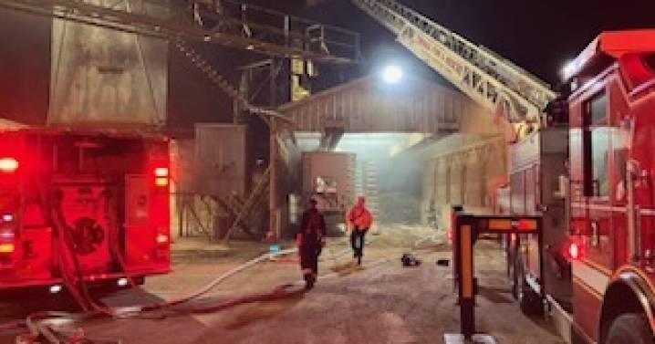 Peanut silo on Factory Street burned by fire: SFR