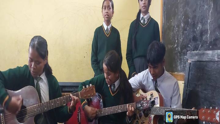MLCU conducts music classes at Mawlong Secondary School