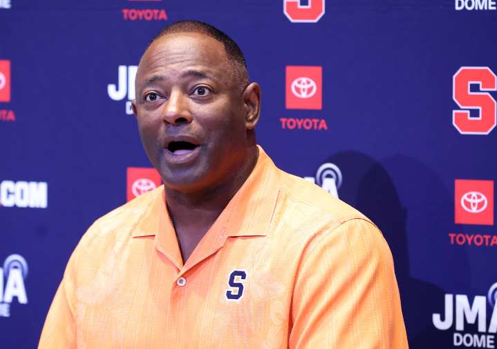 Where you can find Syracuse football coach Dino Babers on a TV trial run this weekend