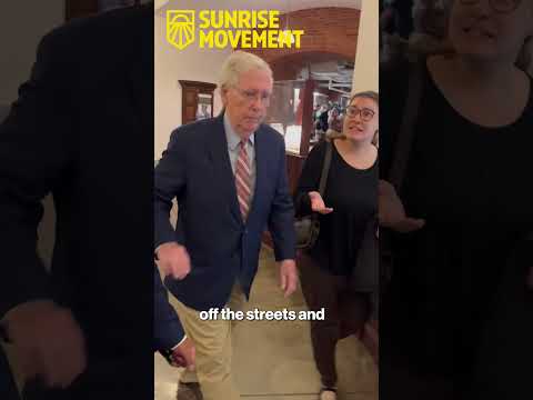 Mitch McConnell, 83, Falls in Senate Building, Helped to his Feet by Aids #shorts