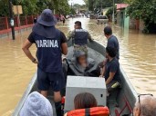 Continúa el apoyo a afectados por lluvias en el país 
