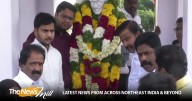 Tamil Nadu Minister KN Nehru pays tributes to Mahatma Gandhi, K Kamaraj