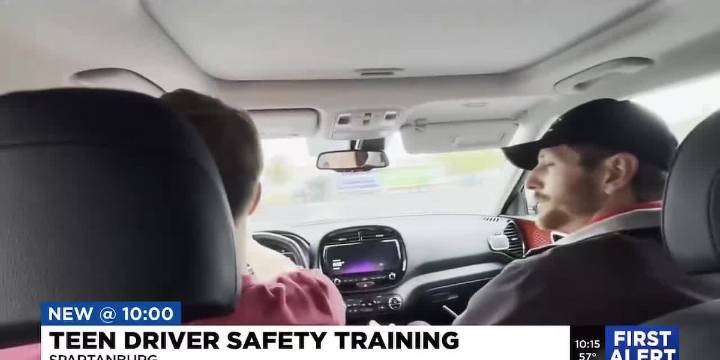 Teen safety driver training held in Spartanburg