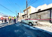 Recorre Jesús Nava zona afectada por incendio y evalúa daños