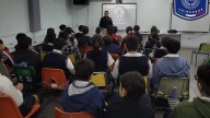 Imparte Goechi pláticas de prevención del delito a más de 300 estudiantes en la Valentín Gómez Farías