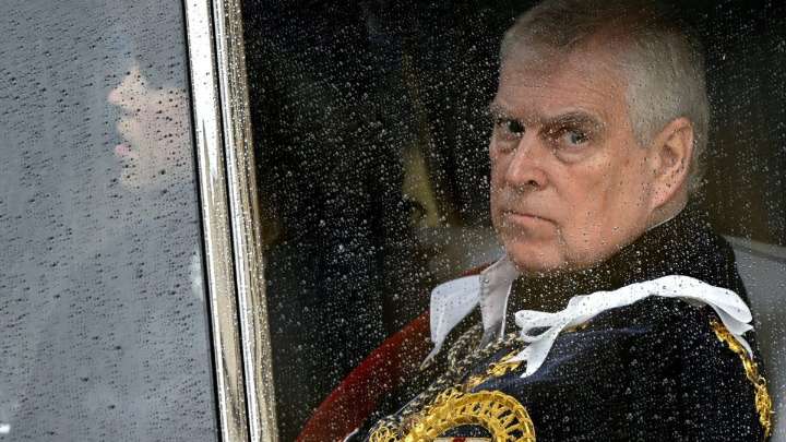 What titles and honours has Prince Andrew lost?
