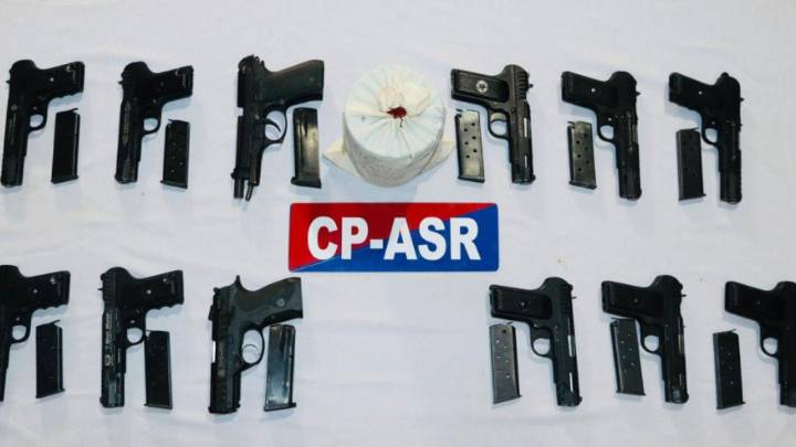 Cross-border arms and narcotics smuggling network busted in Punjab; five held