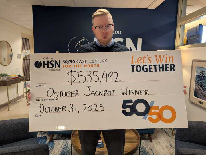 Sudbury resident wins over half a million in HSN 50/50 draw
