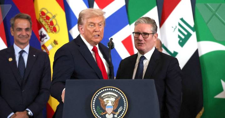 GB News chaos as Donald Trump embarrasses Keir Starmer in 'painful to watch' moment