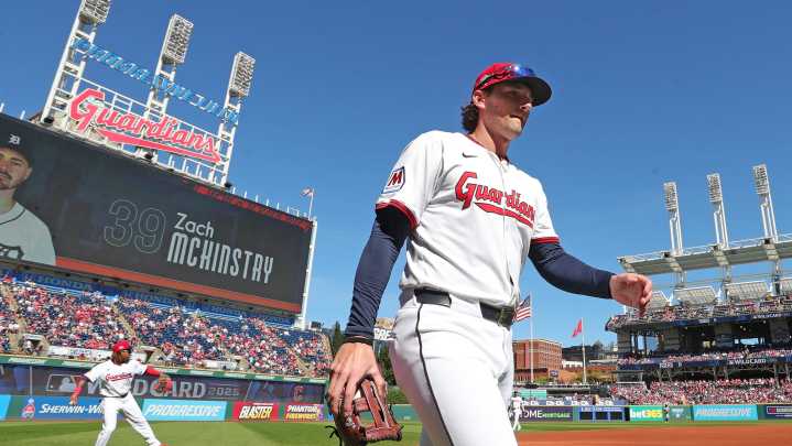 Overturned call keeps Guardians-Tigers game tied. DeLauter gets assist