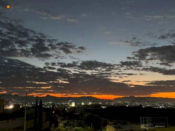 Amanece despejado y fresco con 17 grados centígrados