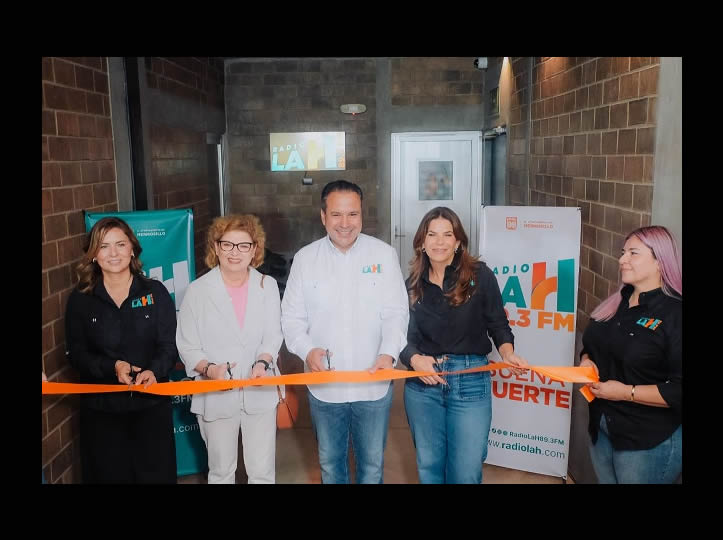Inaugura alcalde Radio La H del gobierno de Hermosillo