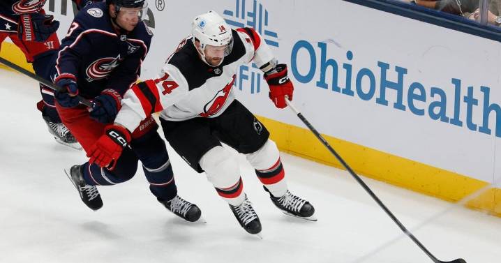 Timo Meier, Dawson Mercer power Devils past Blue Jackets 3-2 for second straight road win