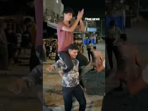 Celebrations break out in Gaza after Hamas accepts peace plan #shorts #trump #hamas #gaza #israel