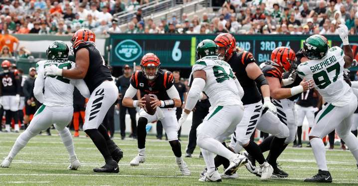 Jets open as Week 8 underdogs vs Bengals