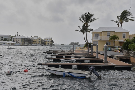Imelda weakens after downing trees and power lines in Bermuda as a hurricane