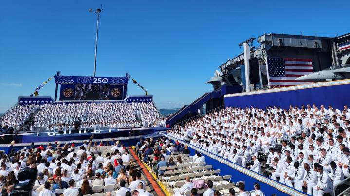 President Trump visits Norfolk to celebrate Navy’s 250th birthday