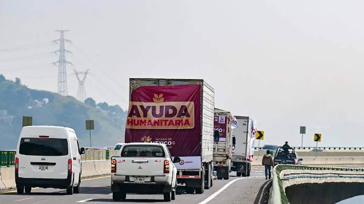 Edomex envía 15 toneladas de víveres a damnificados en Hidalgo