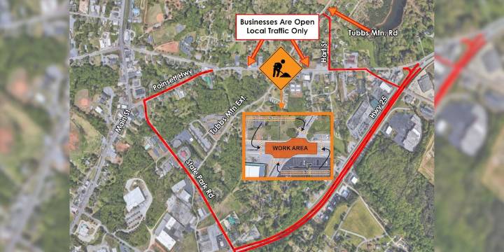 City of Travelers Rest announces intersection closure ahead of construction